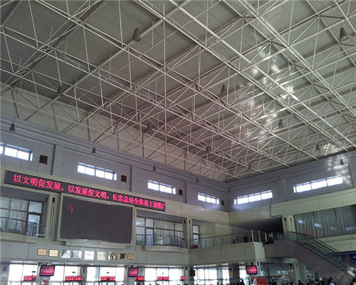 阜新長(zhǎng)途客運(yùn)站候車廳網(wǎng)架 阜新長(zhǎng)途客運(yùn)站候車廳網(wǎng)架